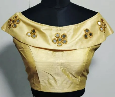 Ethnic Garment Shinning Bright Diamond Silk Blouse Ready Towear Saree Party Wear Wedding Stitched to All Size