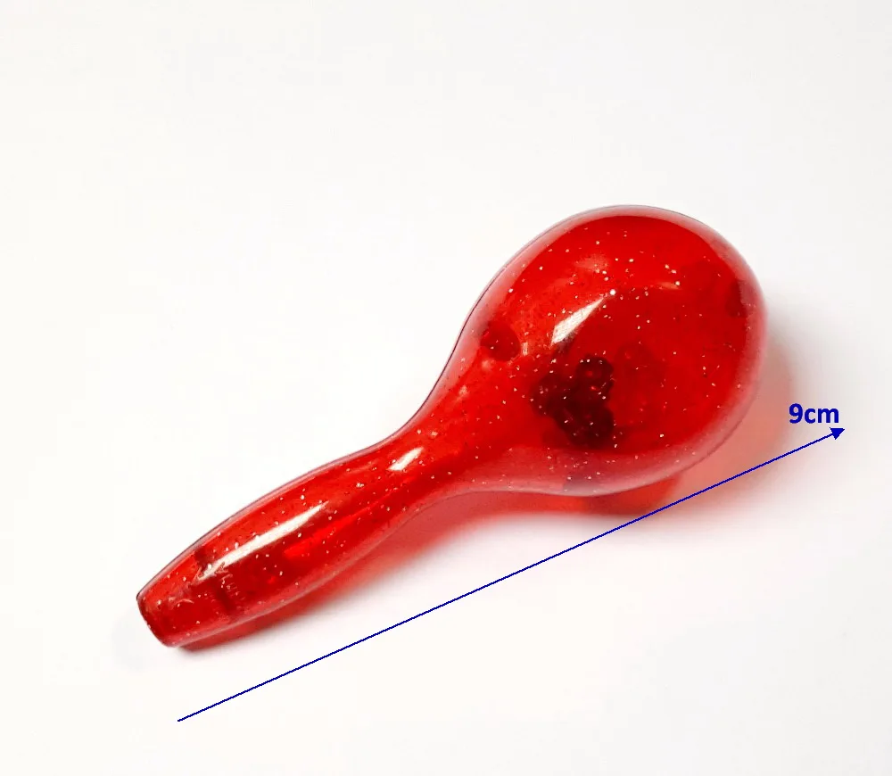 Mini Plastic Maracas Fiesta Shaking rattle Goody Loot Bag Filler Birthday Party Favor Toy Supply novelty prize gift