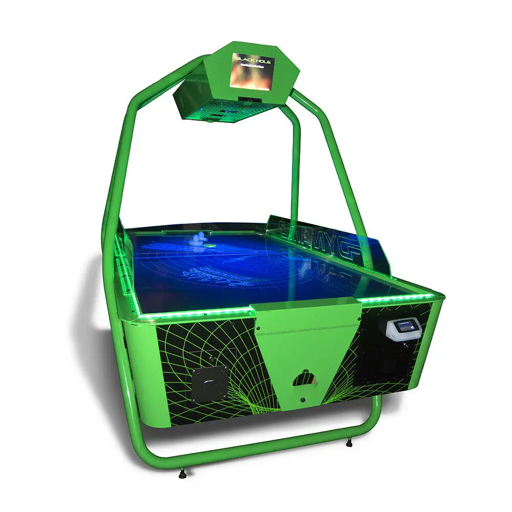 
Black Hole Coin Operated Air Hockey Table 
