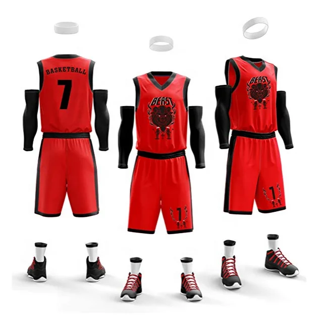 Custom Cheap High-quality Basketball uniform Mesh Blank Wholesale Men Basketball Jersey with custom team name