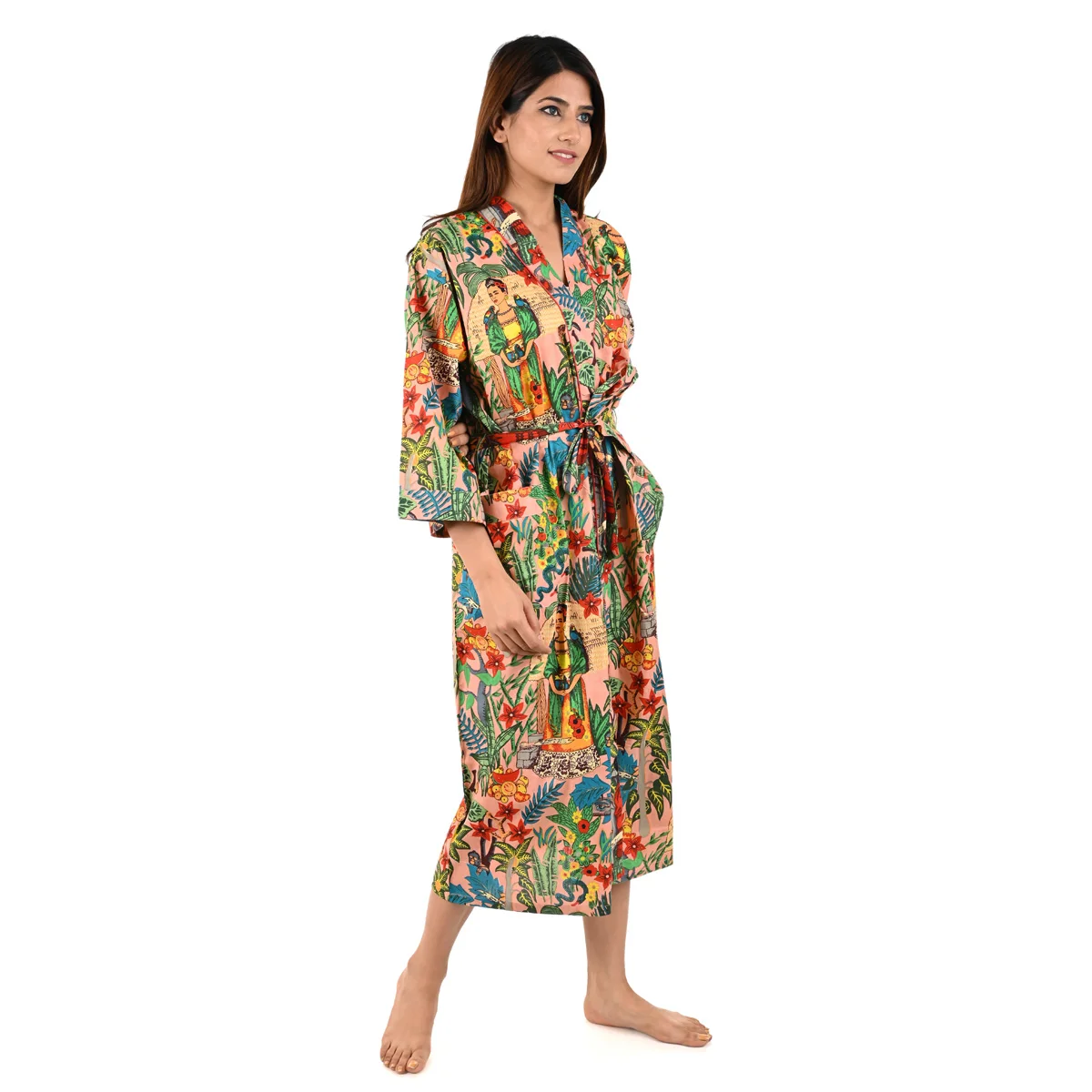 Good Quality Cotton Luxury Sleepwear Nightgown Bathrobe