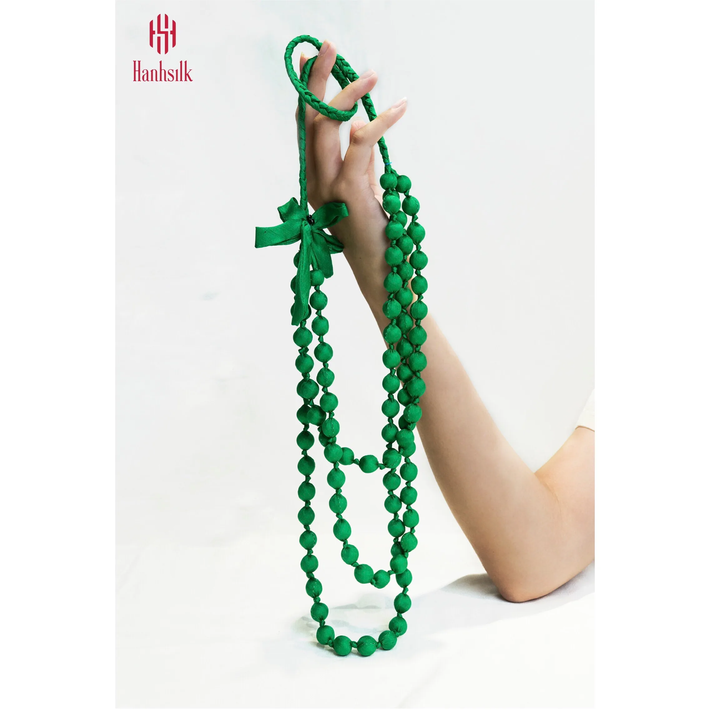 
 Шелковый галстук из деревянных бусин | 100% органический Шелк | Галстук | Модный уникальный привлекательный  