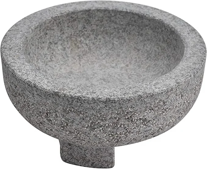 Лидер продаж травяная дробилка Molcajete из очень большого гранита для пестика и специй