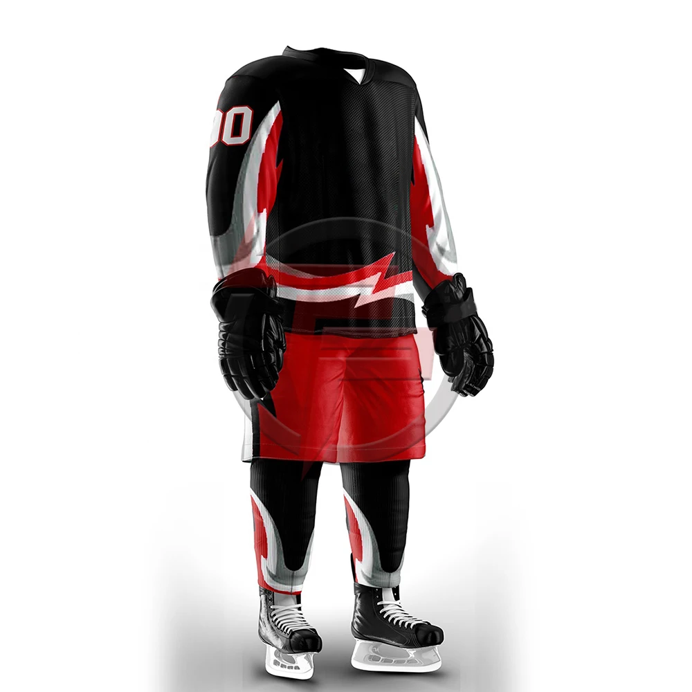 New arrived Low rate Best material ice hockey uniform wholesale supplier