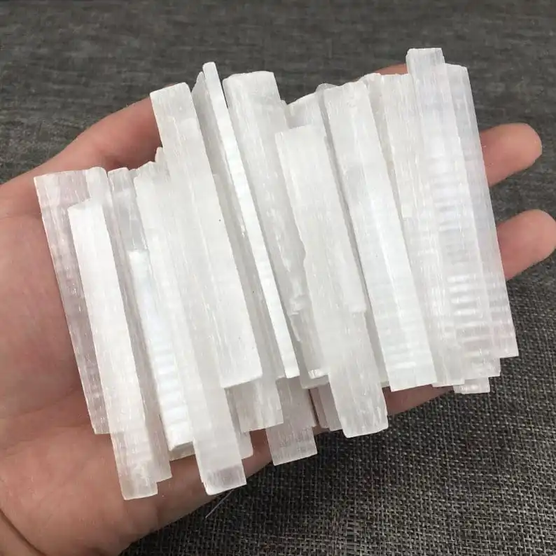 NEW  Best Quality Natural Crystals Selenite Crystal Wands Healing Stick With Chakra wholesale Stick Buy From Elegant agate