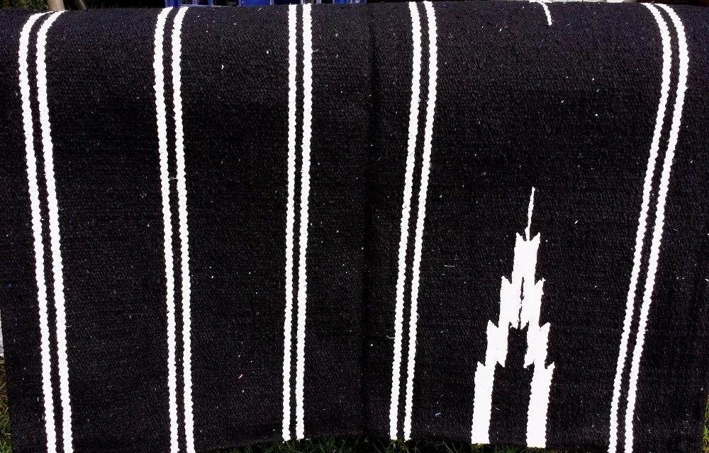 Custom High Quality cotton Western Horse Saddle Blanket Pad Navajo saddle blanket equestrian equipment outdoor sports foldable