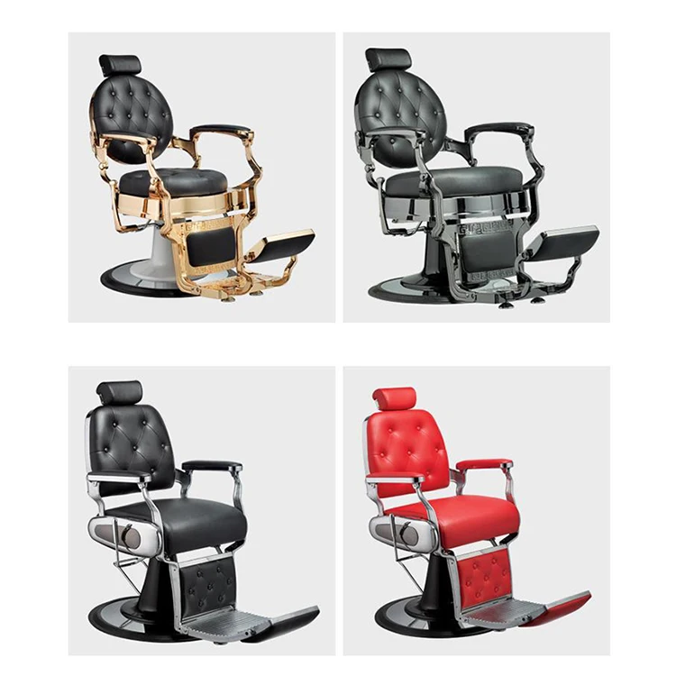 Hot selling new round multifunctional lifting chair with backrest creative simple professional beauty barber chair