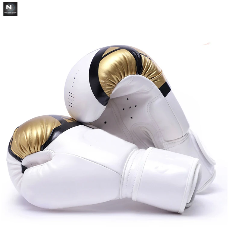New Manufacture MMA Boxing Gloves Customized Logo Pu Leather Sparring Gloves Training Kick Boxing Gloves