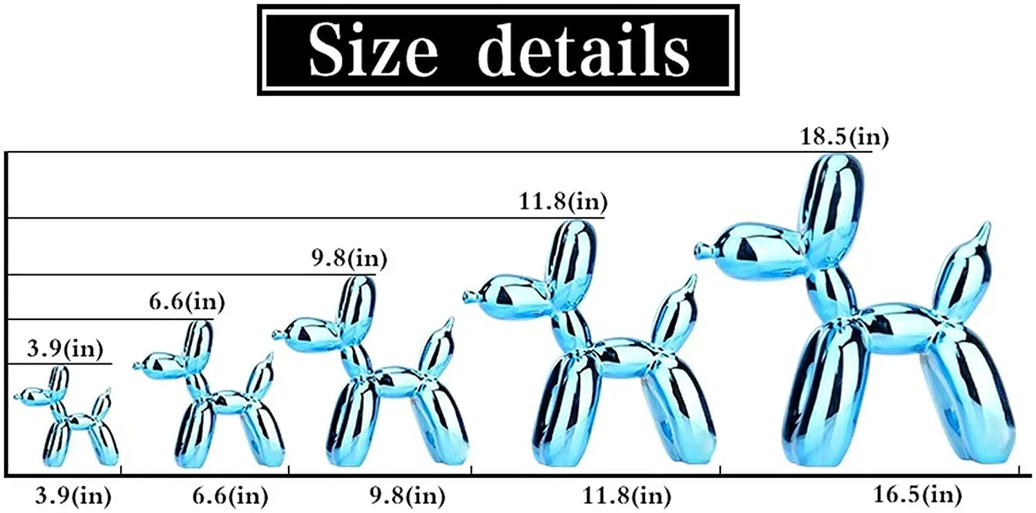 Металлический шар собака Скульптура Статуэтки Showpiece для гостиной спальни полка витрина домашний декор Металлическая статуэтка скульптура
