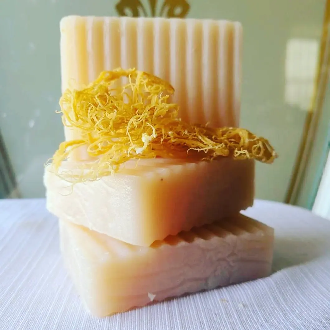 100% SKIN SCARE SEAMOSS SOAP HANDMADE SOAP NATURAL HIGH QUALITY FROM VIETNAM