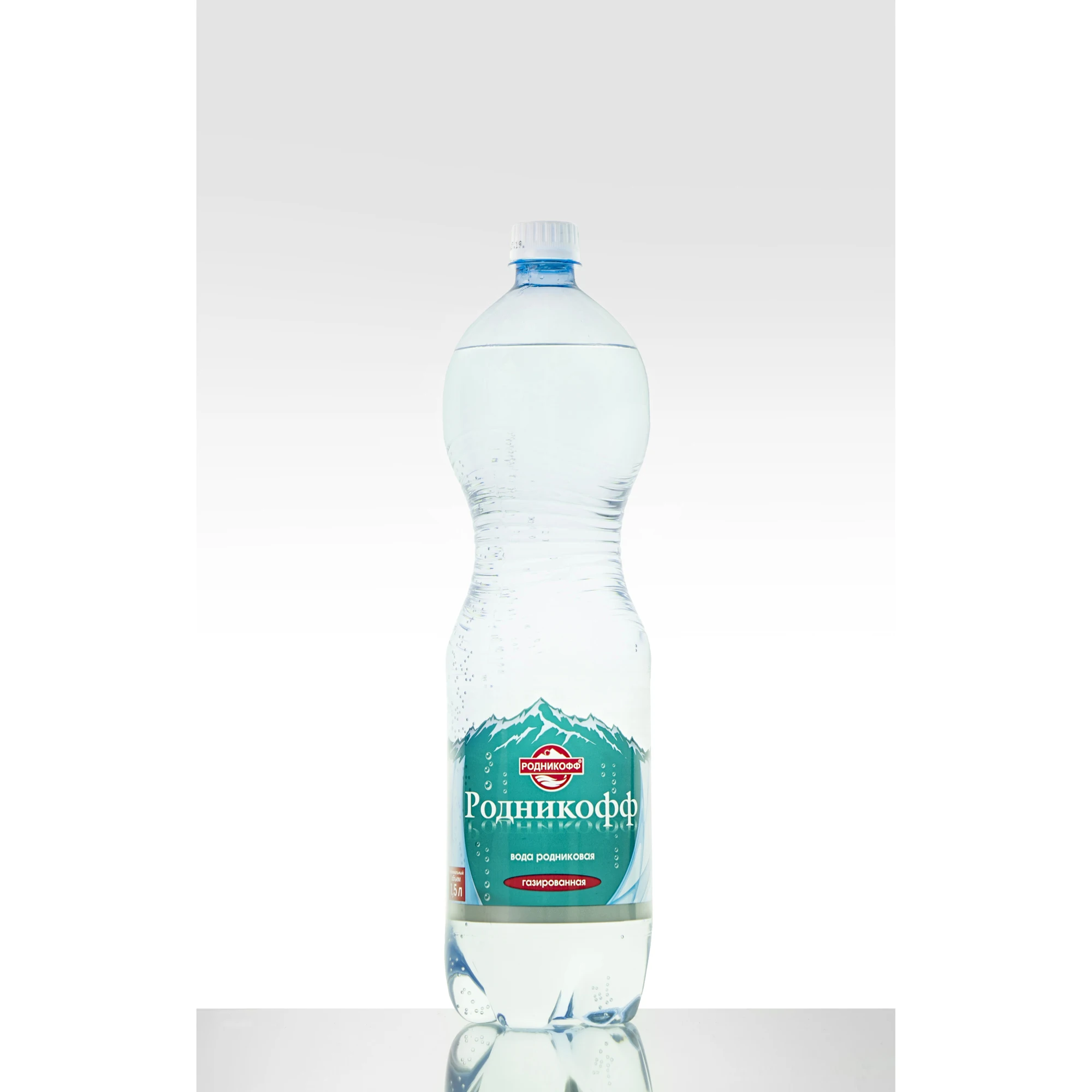 
Great quality natural sparkling water in 1500 ml plastic bottles, product of Russia 
