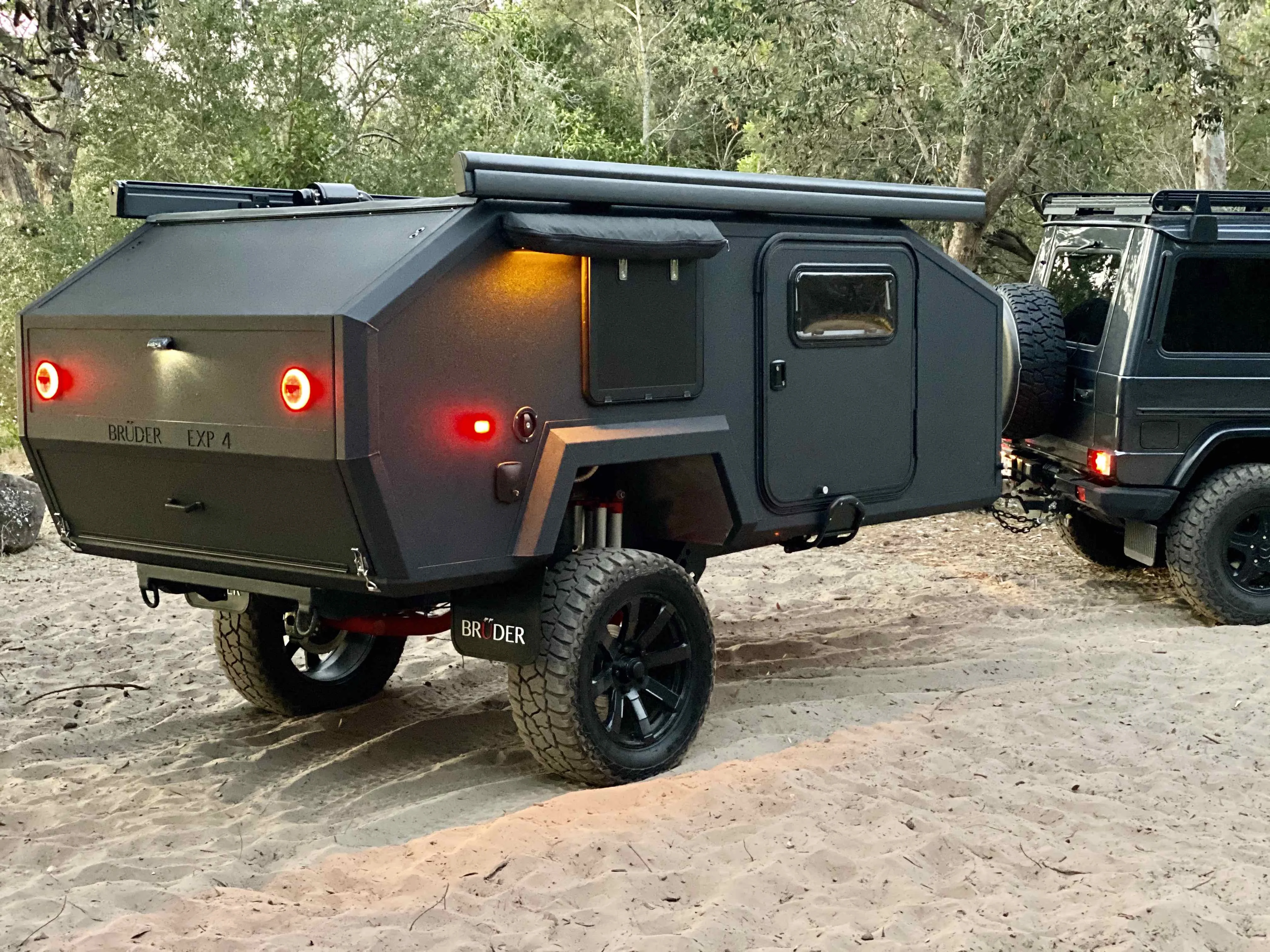 2021 г. небольшие легкие складные прицепы Ecocampor для кемпинга с кухней и палаткой