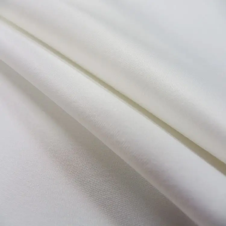 LCL325 Taiwan 97.5% Polyester 2.5% Spandex Two Way Stretch Heavy Satin Wedding Gown Fabric