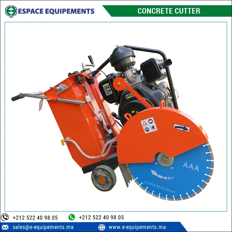 High Performance 150 mm Cutting Depth Concrete Road Cutting Machine/ Concrete Cutter for Highway, Municipal Construction