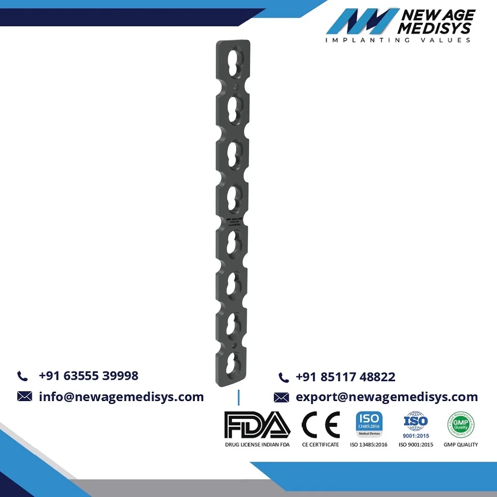 
Great New Design Titanium Manufacture Of Surgical Implants Locking Reconstruction Plate 3.5mm Titan Grey Grade B 