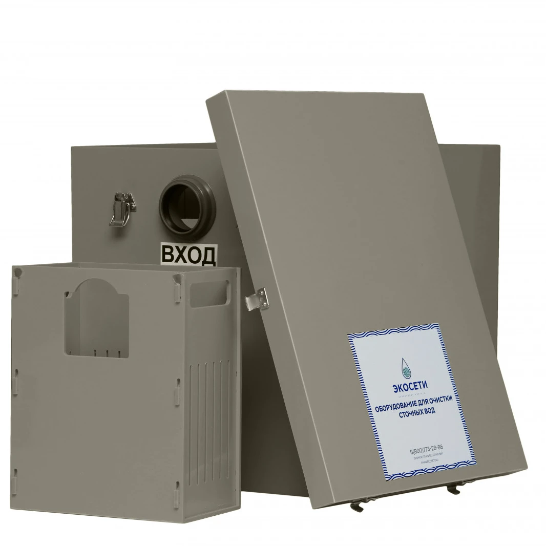 Полипропиленовый Ловец песка 820*620*420 мм OVP 1,5-125 серии «Стандарт» для фильтрации сточных вод