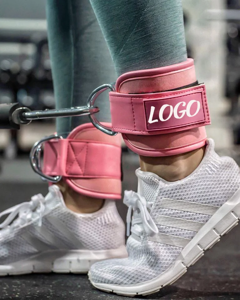 Cable Workout Balance Trainer Exercise Fitness Double D-ring Stretch Ankle Straps