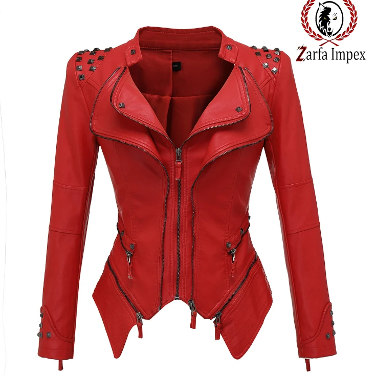 Hot Sale New Fashion Jacket Coat Women Genuine Goat Leather Multi Colors Winter Clothing For Ladies