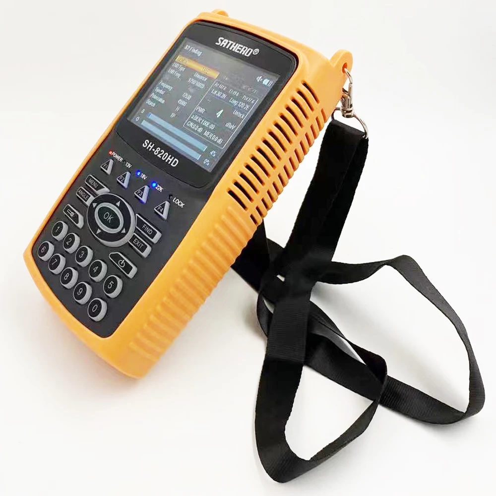 SATHERO SH-820HD DVB-S2 лучше Satlink 6980 Цифровой спутниковый Finder метр h.265 satlink ws-6933 kpt-716ts st-5150