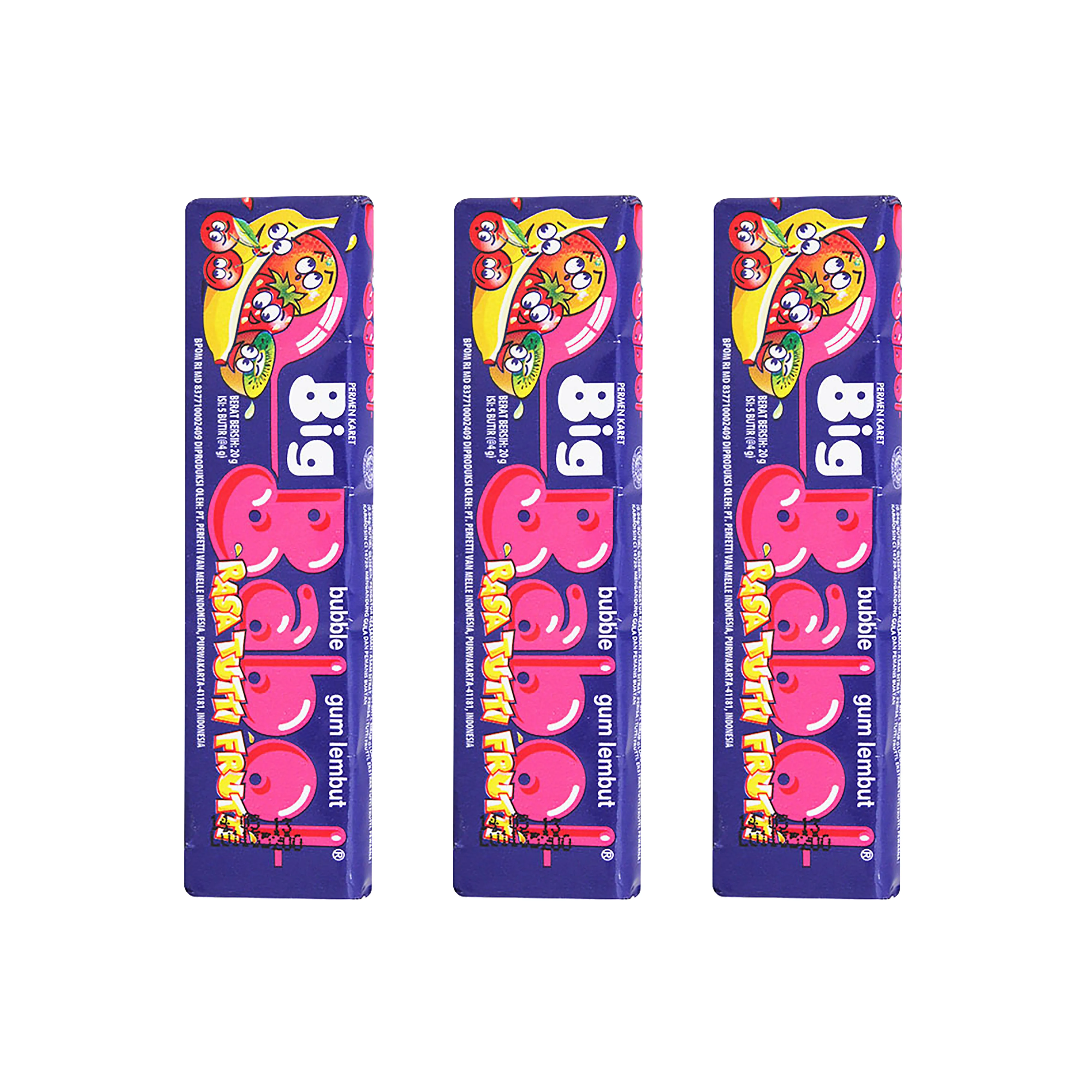 Высококачественная жевательная резинка Big Babol Stick 22,5 г со всеми Fruti, популярная жевательная резинка из Индонезии