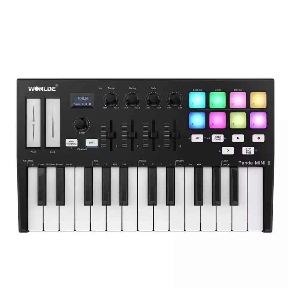 Worlde panda mini II piano 25 Key Studio MIDI Keyboard controller