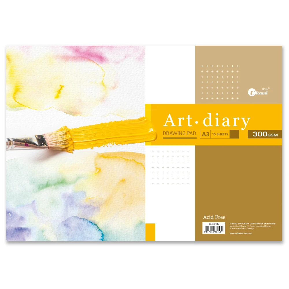 
Uni Paper Drawing Pad 300gsm 