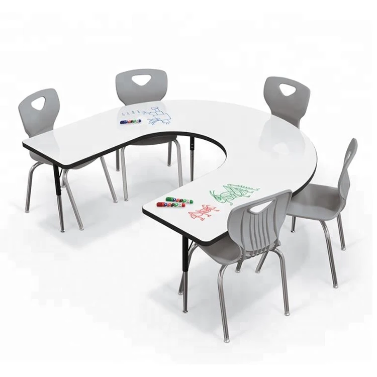 Combination desks and chairs for students, school furniture, school sets, commercial furniture, modern hospital