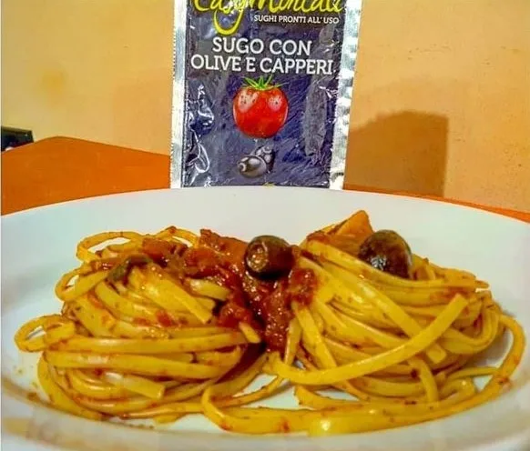 Фирменный высококачественный кулинарный томатный соус для макаронных изделий с оливком и колпачком Сделано в Италии одна доза переодевания закуска 90 г