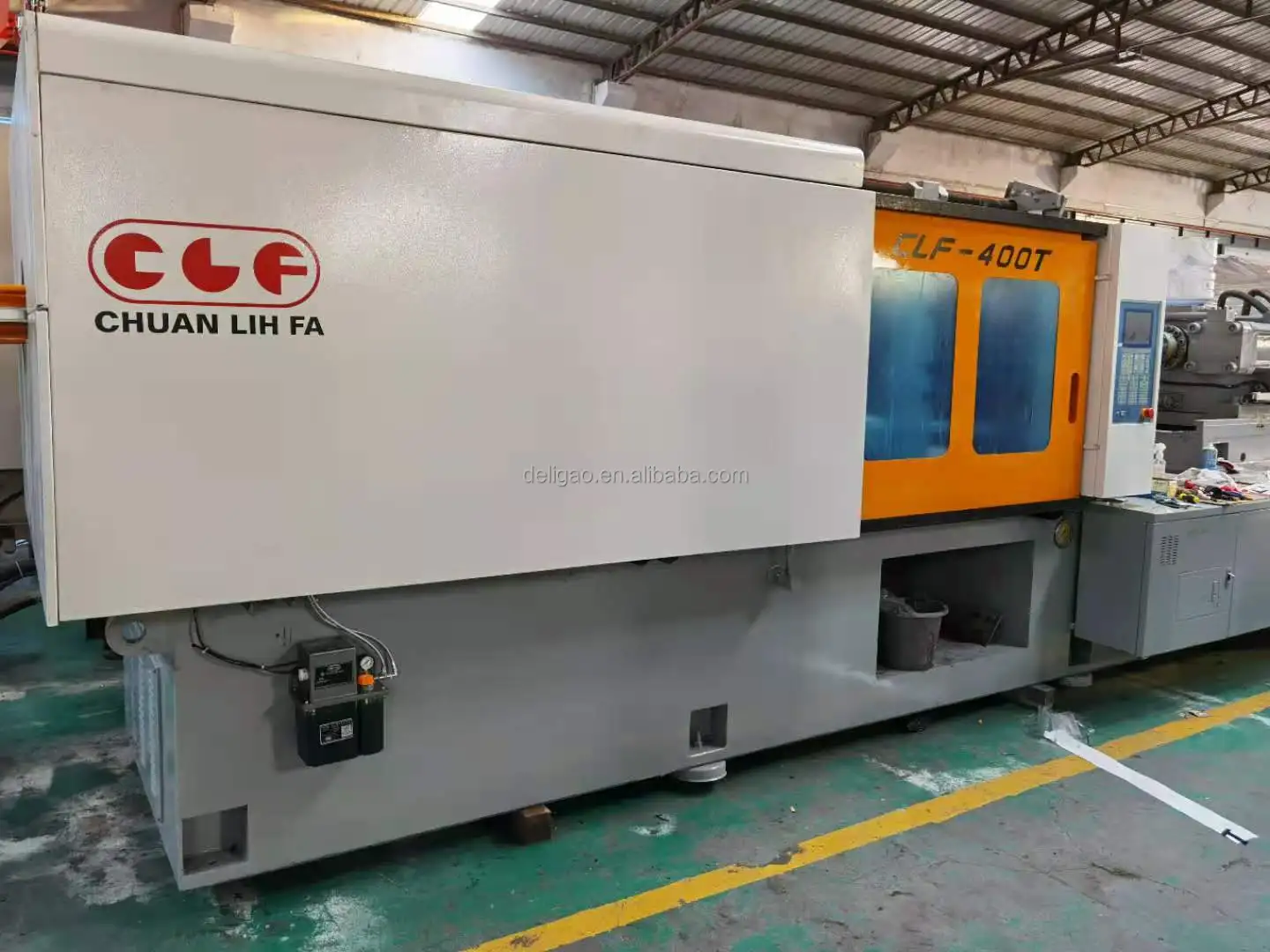 Китай Тайвань бренд CHUAN LIH FA CLF-400T сервопривод для литья под давлением 400 тонн использованной машины точечная