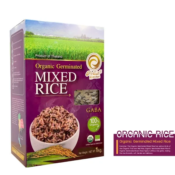 
ORGANIC GERMINATED BLACK RICE 1 KG from TH;32 18 Months EU & USDA 74 Mg/kg 15.7 Mg 9.6 Mg 6.0 G 95% 5% 