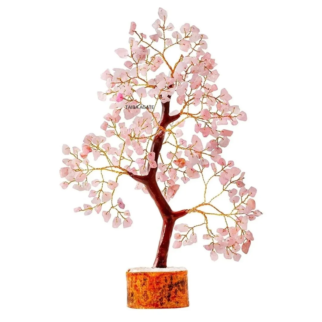 Natural crystal green jade tree for decoration:500 bead agate tree healing crystal stone:home decoration:gift:money tree:crfts