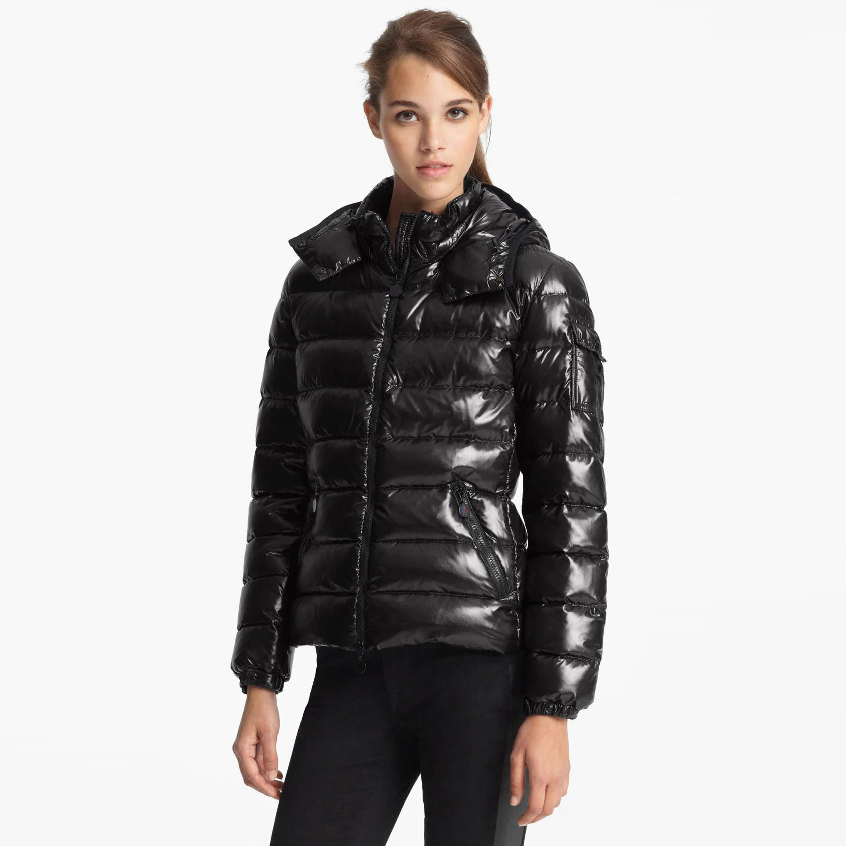 High Quality Custom Warm Goose Down Jacket winter Outdoor Casual Windproof Thick Women Down Puffer Jacket