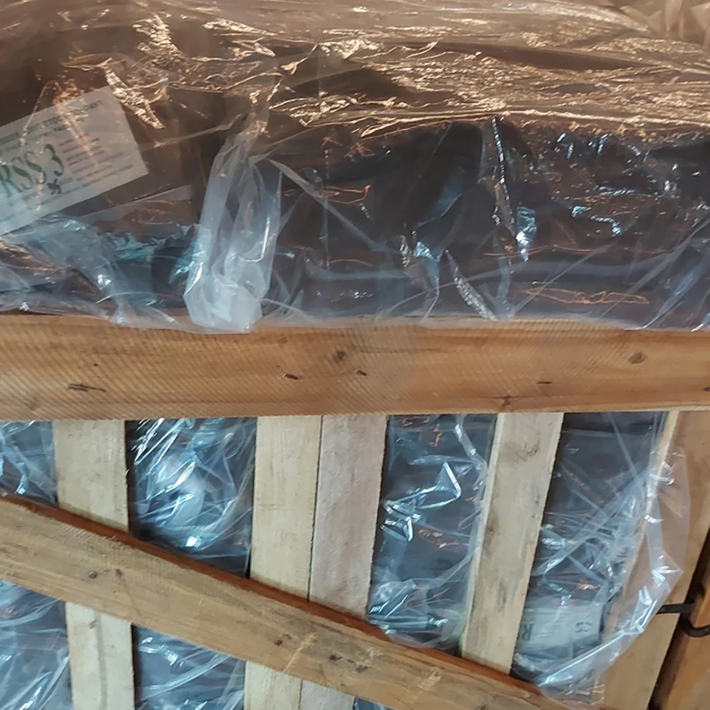 Raw Rubber Material RSS3 packaged every 35kg per bale wrapped in thick polyethylene plastic bag wrapping around each bale