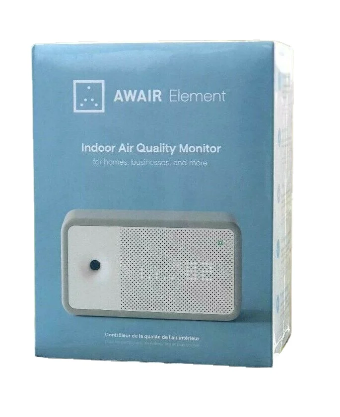 Awair Element- Indoor Air Quality Monitor + Planet Watch Token Miner - Brand New