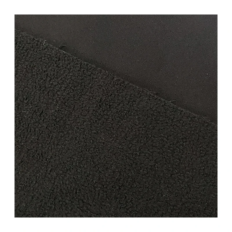150D отсчет пряжи 100% полиэстер щеткой ткань ватки soft shell 3 слоя противоударными нитями из термопластичного полиуретана с покрытием ткани
