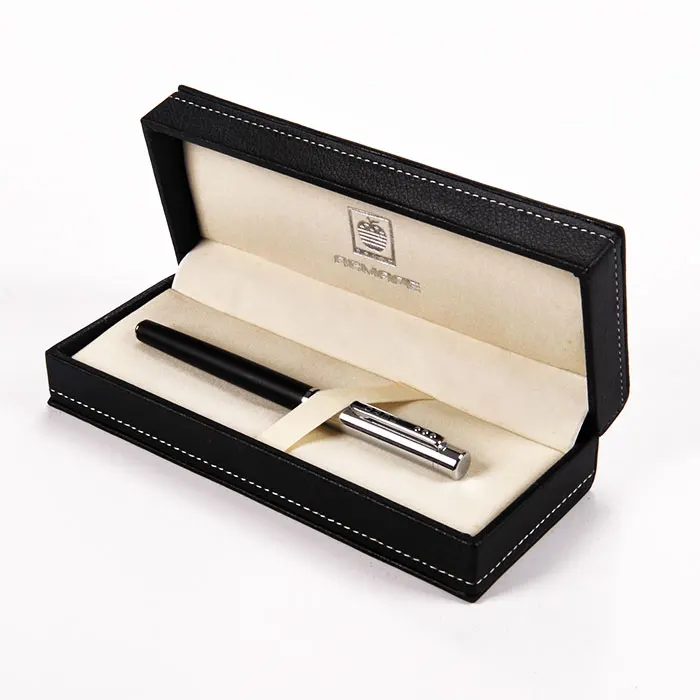 Hot Sell Custom Logo Printed Gift Box Luxury Personalized Luxury Big capacity Black Pencil Case For School