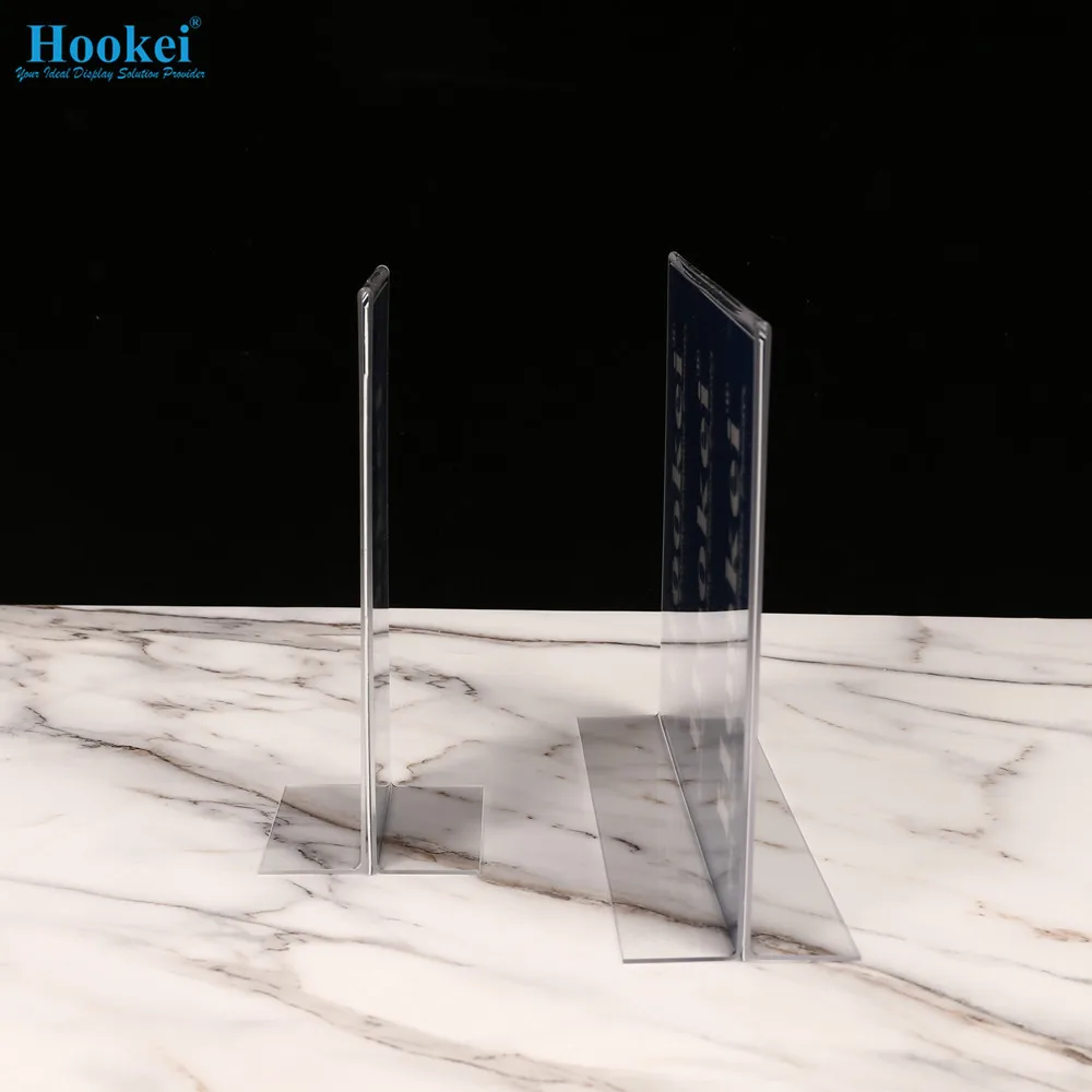 Acrylic Sign Holder Display Promotion Leaflet Acrylic Table Stand Sign Holder