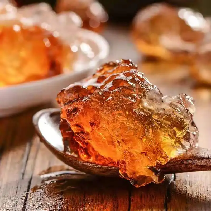 Бесплатные образцы натуральной сушеной жвачки персика смолы