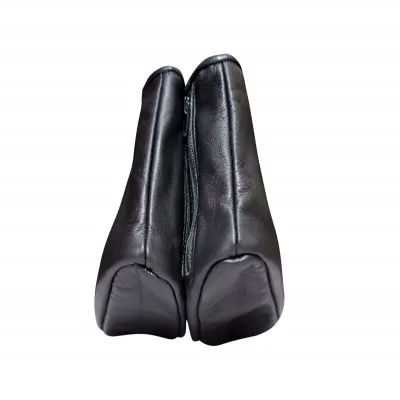 Leather Socks, Kuffain Mozy Home Office Travel Mosque Socks Zipper Versatile Unisex Indoor