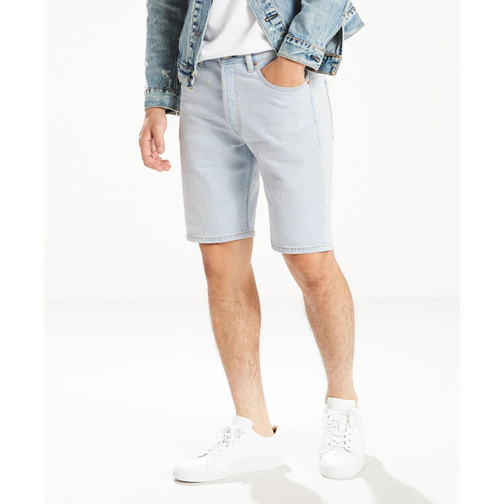 Denim shorts for men cotton jeans regular fit multi pockets comfortable jeans short for men on cheap price