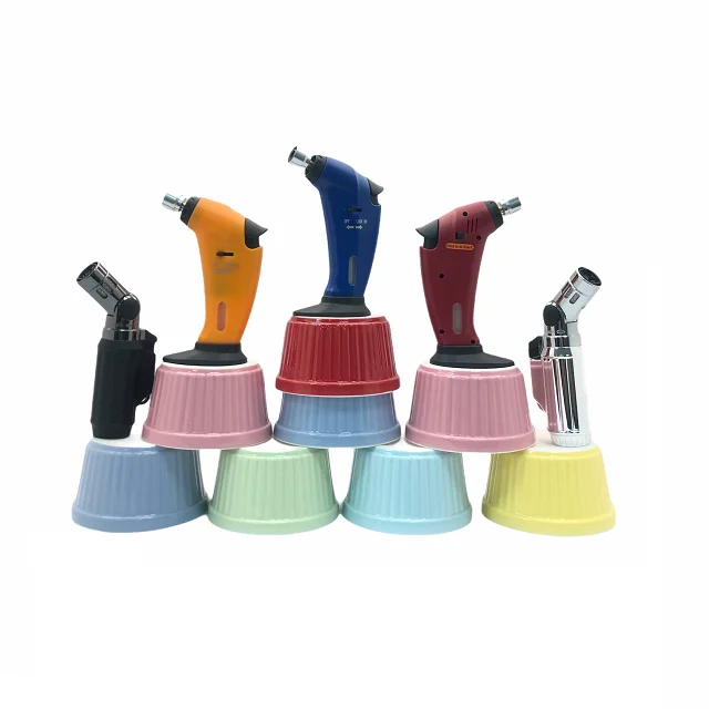 Ручная Тайваньская кухонная Бутановая Зажигалка для выпечки с автоматическим зажиганием газовая зажигалка для домашнего использования с брюле Ramekin