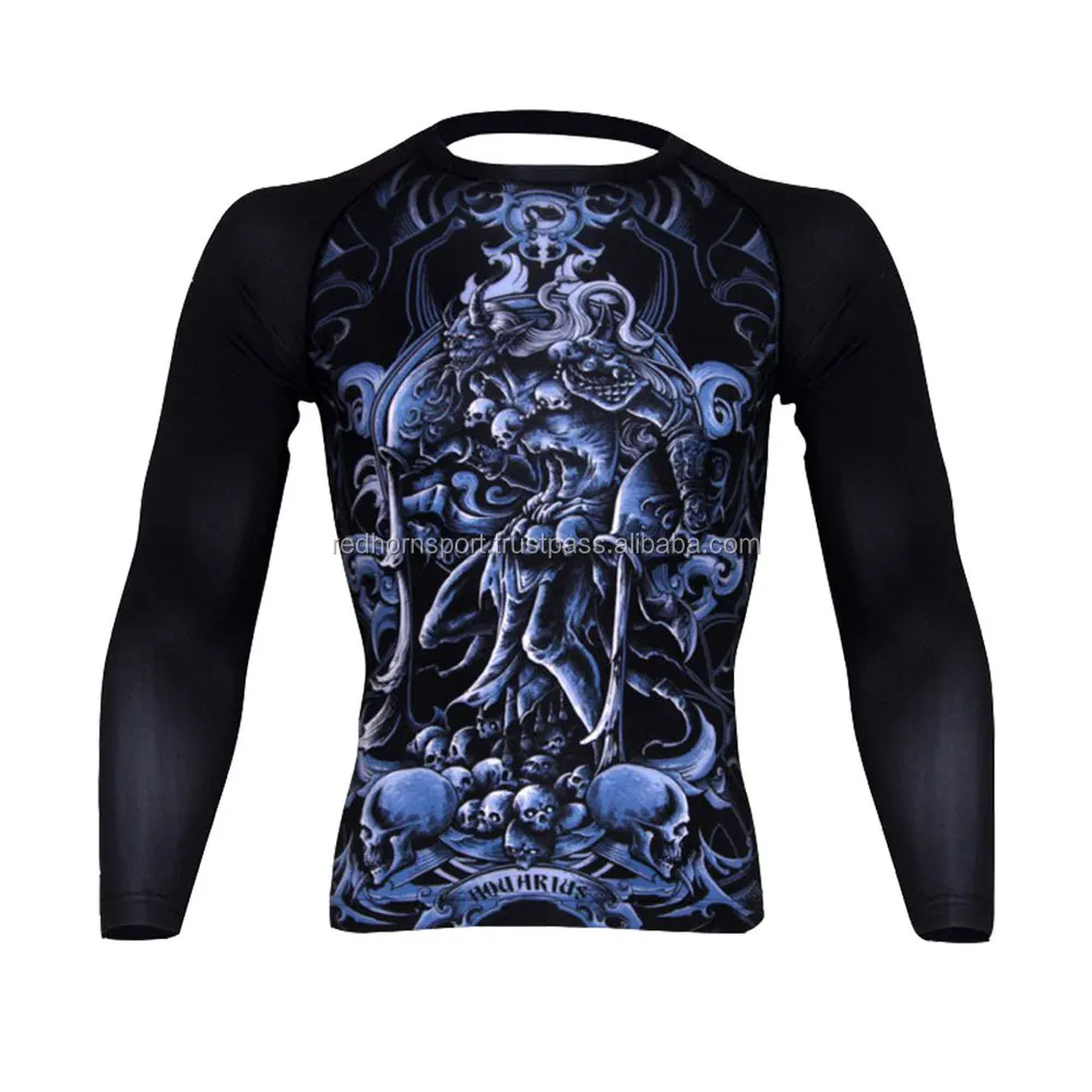 Brazilian Jiujitsu Rash guards MMA Rash Guards Compression shirts rash guard jiu jitsu sublimation rashguard rashguard