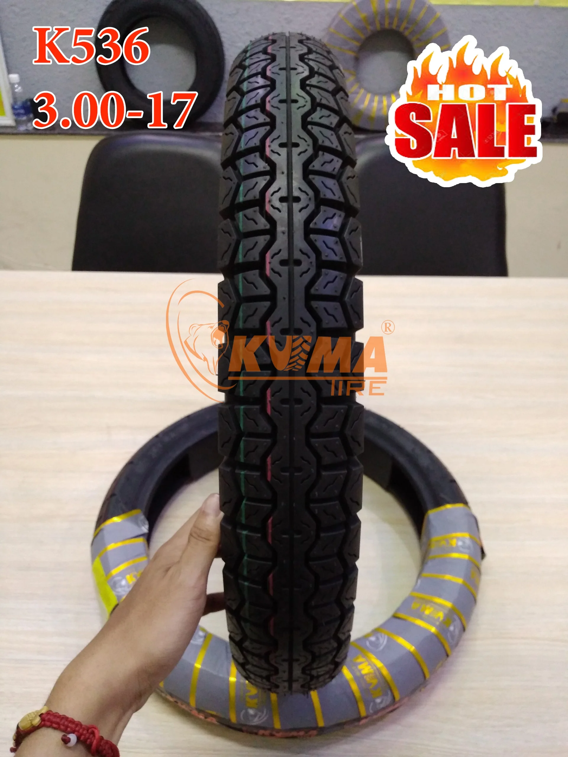 K536 Kuma Tire Pair of Strong Tires - Made in Vietnam