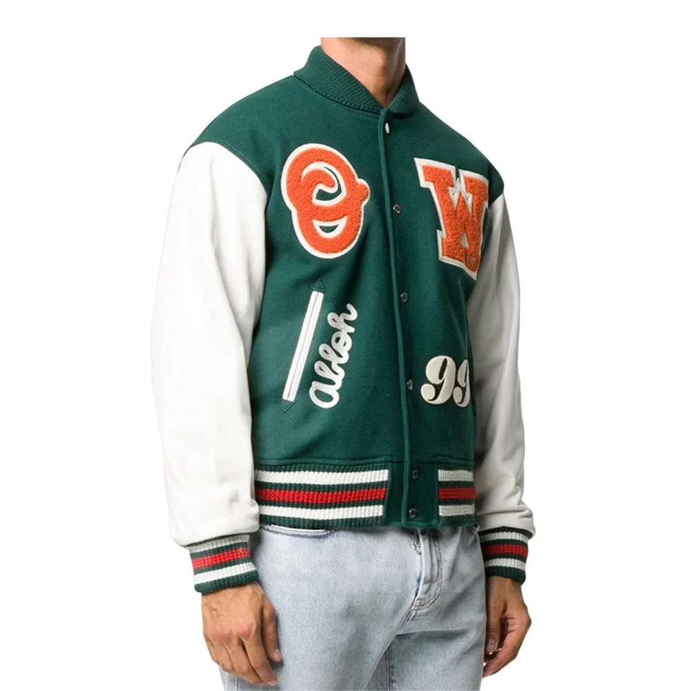 Ready to Ship Unisex Low MOQ Custom  Varsity Letterman Jacket Hot sale products