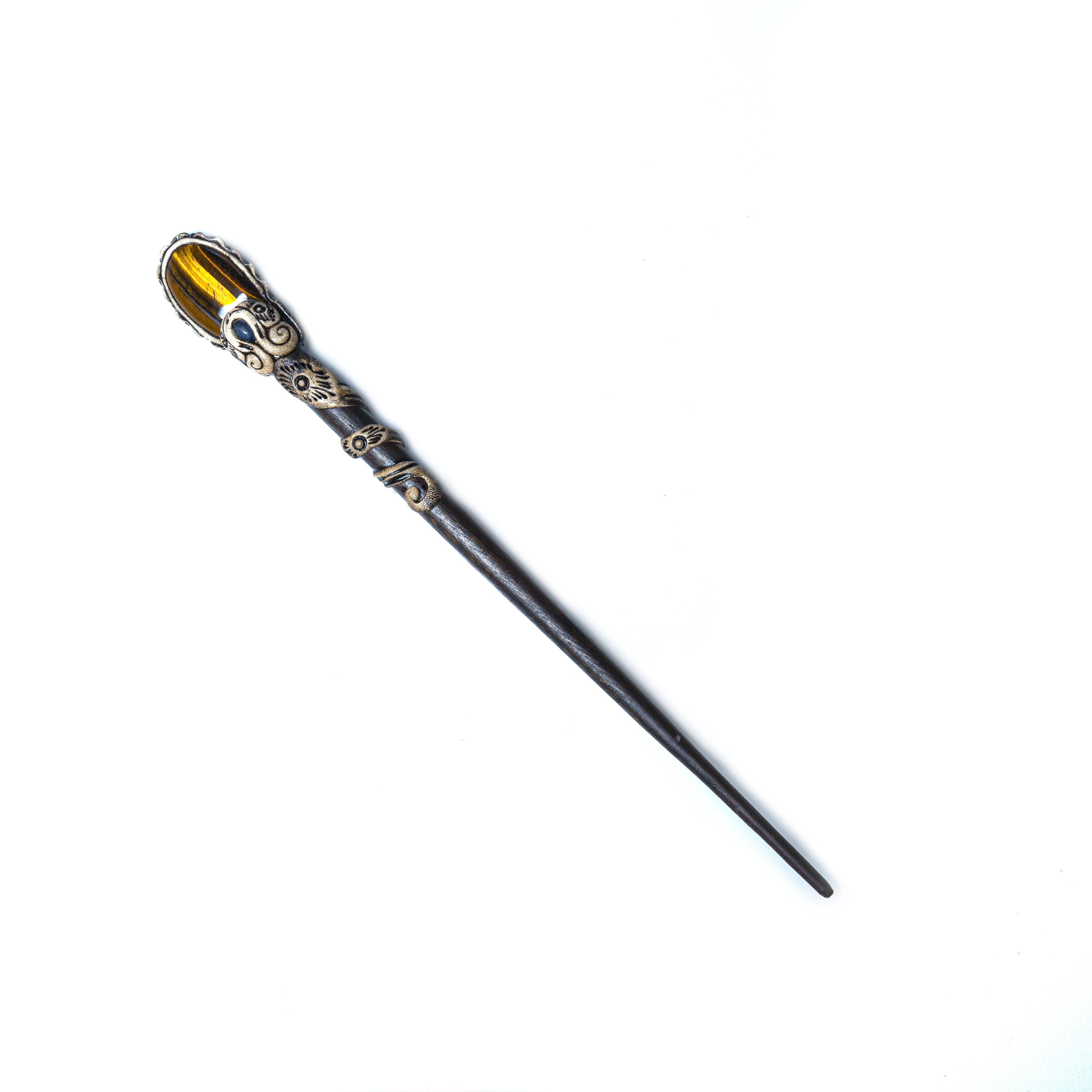 Gold Tiger Eye Women Hair stick antique  hair pin for hair styling available in bulk quantity