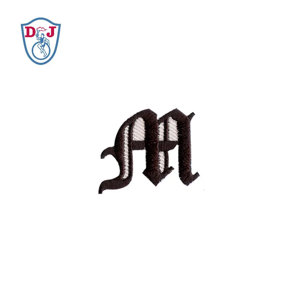 Gothic Alphabet Patch 26 Letters Sets Stickers Iron On Embroidered Badges Custom Name Embroidery Clothes Personalized Team Logo
