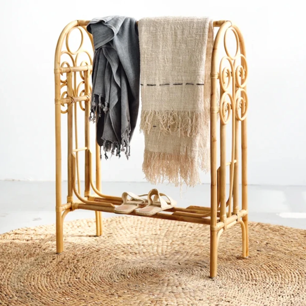 Вешалка для одежды из ротанга детей вешалка со склада во Вьетнаме оптовая продажа