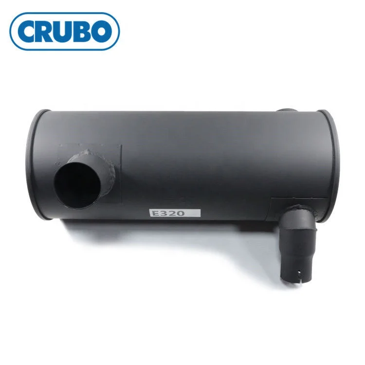 Professional E110 E120B E180 E200B E320C engine /exhaust muffler pipe FOR EXCAVATOR