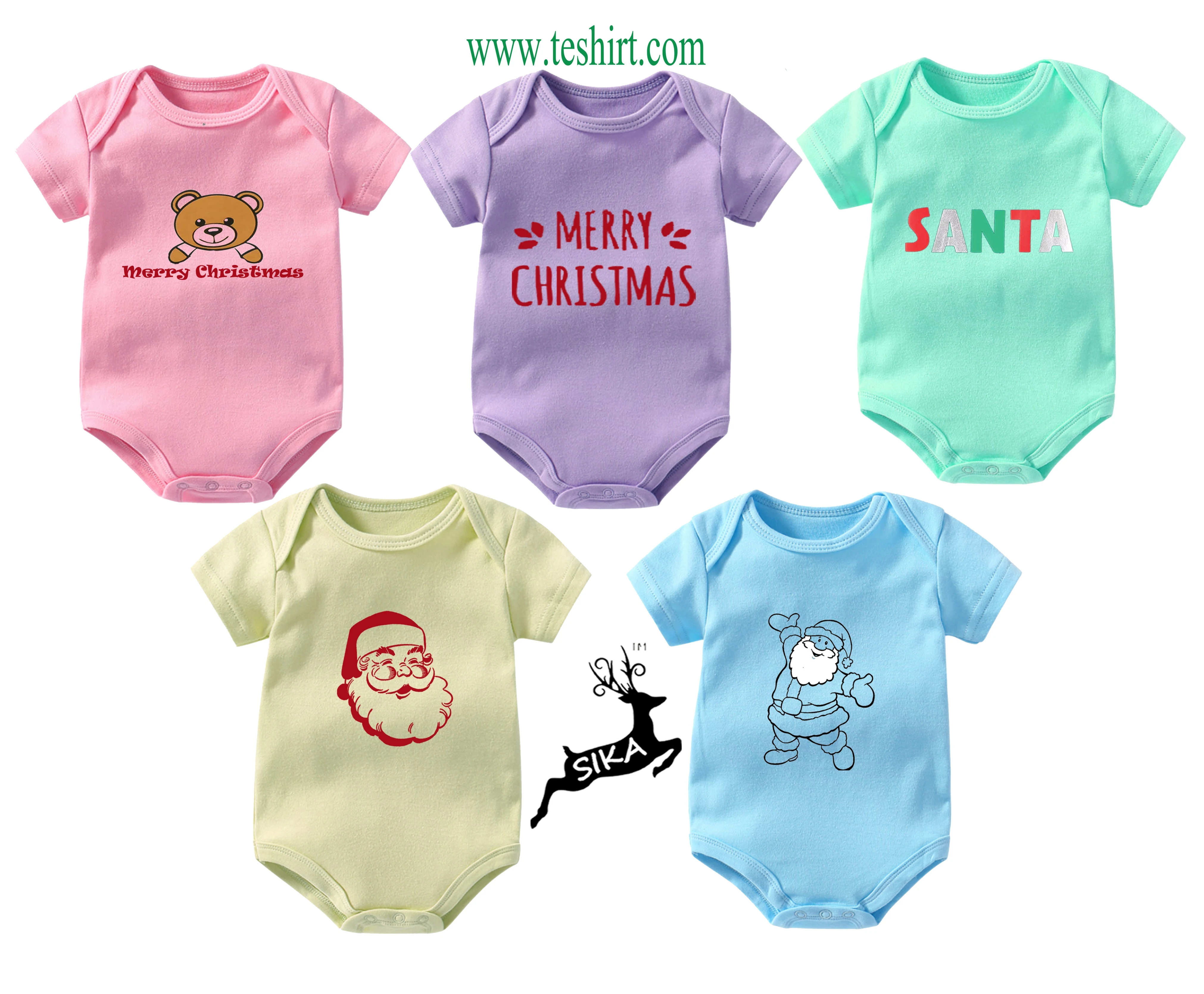 Baby Romper 2019 beautiful long sleeve plain baby onesie/ropa de bebes/snap crotch baby romper cotton 5 pcs set jumpsuit