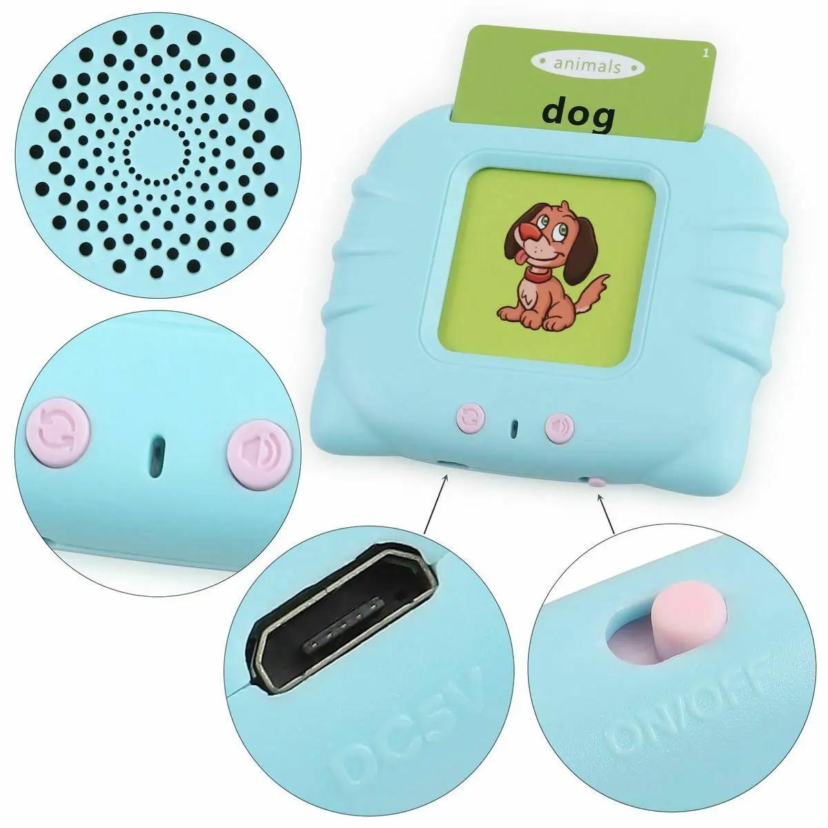 Funny plug-in card Language learning machine Bilingual Card Learning Machine Early Education with flash card for kids